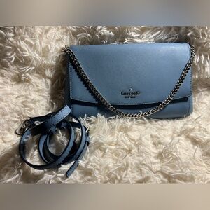 Kate spade baby blue color crossbody or shoulder bag